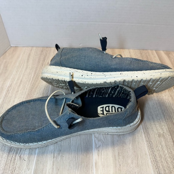 Hey Dude Women's Denim Blue Slip-On Sneakers - Picture 5 of 10